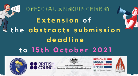Extension of the Abstracts Submission Deadline